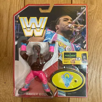 WWE Xavier Woods 피규어 Mattel Retro