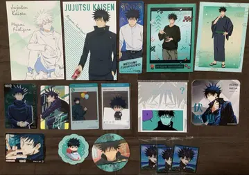 주술회전 후시구로 메구미 코스터 엽서 브로마이드 종이류 17점