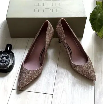 PEDDER RED 35,000엔 스톤 하이힐 핑크 파티