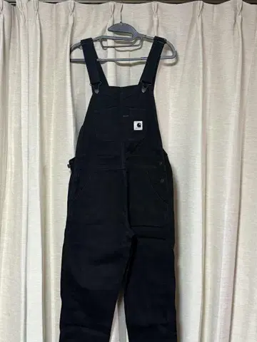 Carhartt 블랙 오버롤