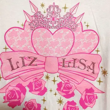 LIZ LISA 리즈리사 하트 리본 반팔 T셔츠