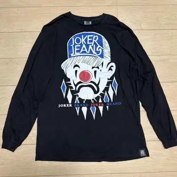 JOKER BRAND 조커 빅 로고 프린트 롱 슬리브
