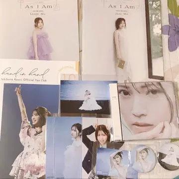 이시하라 카오리 CD 팜플렛 혜택 브로마이드 캔뱃지