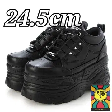 30주년 기념 모델 슈퍼 통굽 스니커즈 블랙 24.5cm