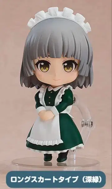 넨도로이드모아 옷 갈아입히기 메이드 롱 스커트 타입 (그린)