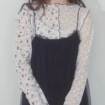 merry jenny 레이스콤비 멜로우 TOPS 화이트