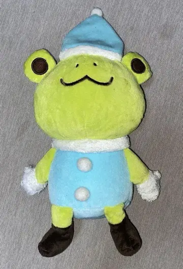 개구리 겨울 의류 봉제 인형 약 30cm