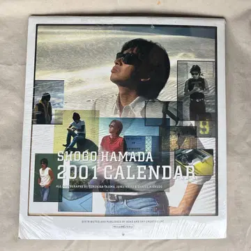 미개봉 SHOGO HAMADA 2001 CALENDAR 패키지 구멍 있음