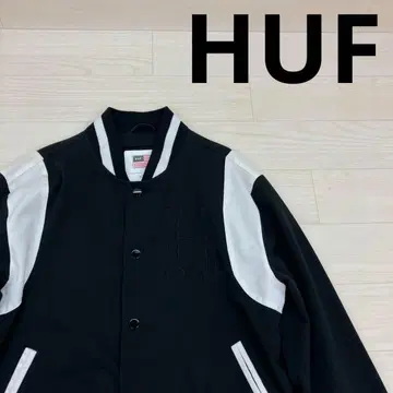 HUF 하프 코튼 바시티 자켓