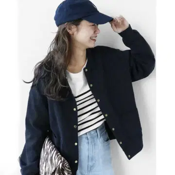 JOURNALSTANDARDrelume 플라이스 컴팩트 가디건 네이비 F
