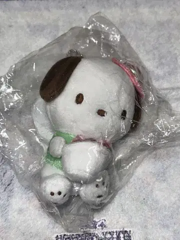 산리오 해피 복권 포차코 봉제 인형 키링