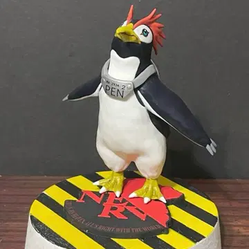 에반게리온 펭귄 피규어 오리지널 받침대 포함 증정 미니 펭귄