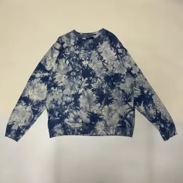 VAINL ARCHIVE 타이다이 패턴 크루넥 맨투맨 M