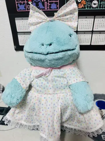 하트 무늬 원피스 누오 용