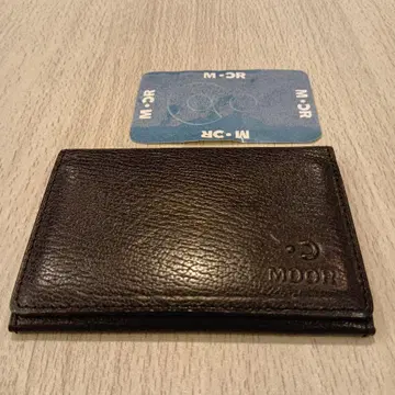 MOOR 블랙 명함지갑