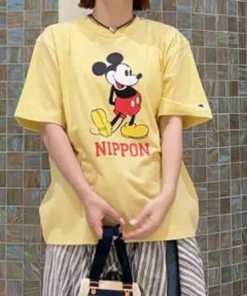 BEAMSBOY champion 별주 Disney 미키마우스 T셔츠