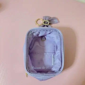 maison de fleur 클리어 파우치S 퍼플