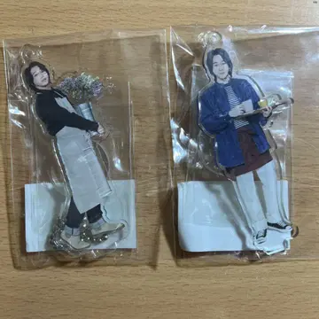 라일락 아크링 키링 꽃집 카페 점원 FC 한정판 오오모리 모토키