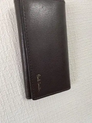 폴 스미스 브라운 가죽 키케이스