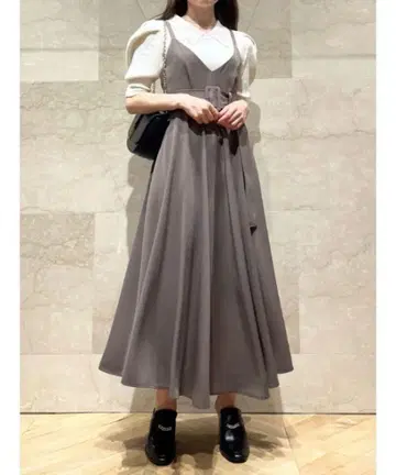 스나이델 서큘러 점프 스커트 0 모카