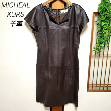 MICHEAL KORS 마이클코어스 램 가죽 원피스 양가죽 라무