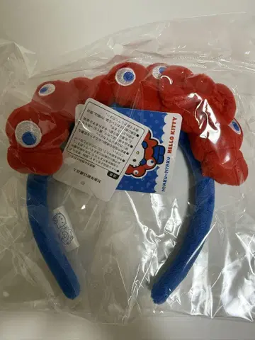 간사이 만박 한정판 산리오 콜라보 미야쿠미야쿠 머리띠 헬로키티