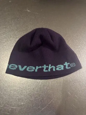 thisisneverthat 니트 모자 다크 퍼플