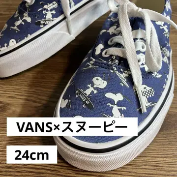 vans 스니커즈 스누피 패턴 24cm