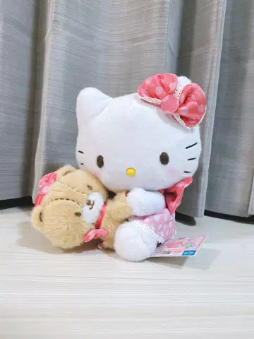 산리오 캐릭터즈 타이니 참 페어 봉제 인형 헬로키티
