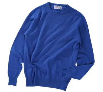 스코틀랜드제 80s 발렌타인 퓨어 캐시미어 V넥 니트