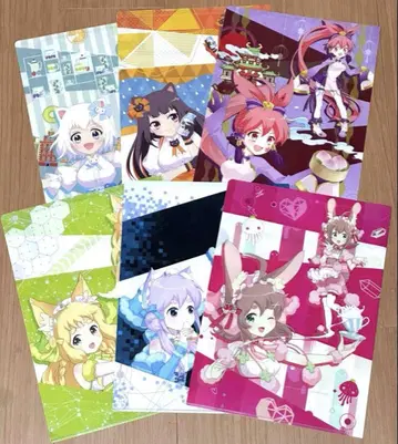 [ 새상품급 ] maimai Milk PLUS 클리어 파일 전 6종 세트