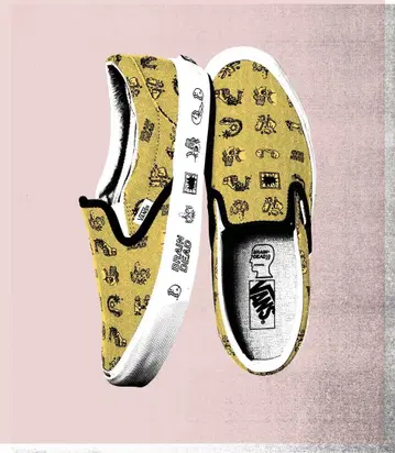 28cm Brain Dead x Vans Slip-On 'Gold'