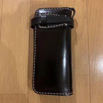 장지갑 가죽 블랙 (미사용 새상품)