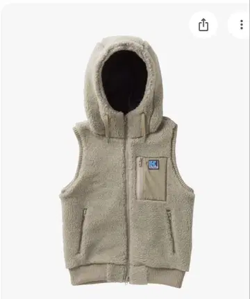 플리스 후드 부착 베스트