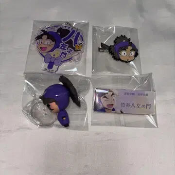닌타마 란타로 데코 부채 뇽킨토 앞머리 클립 네임 배지 타케야 하치자에몬