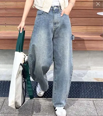 CPCM 커브 페인터 데님 팬츠