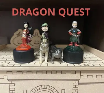 dragonquest bottle Caps tape painting9