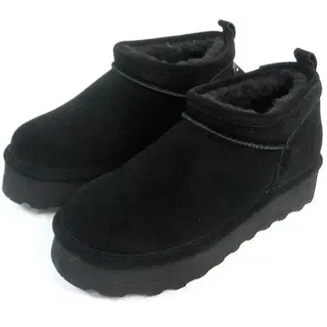 새상품 베어파우 BEARPAW 여성용 통굽 어그 부츠 25cm 무지 상자