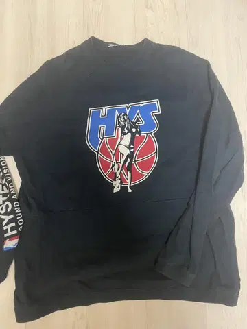 HYSTERIC GLAMOUR 농구 T셔츠 블랙