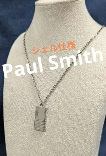 Paul Smith COLLECTION 쉘 멀티 스트라이프 목걸이