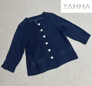YAMMA 얀마산업 인디고 노카라 자켓