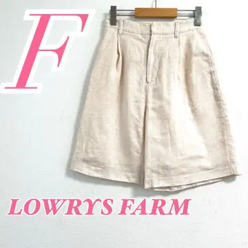 LOWRYS FARM 로리즈팜 아이보리 하프 팬츠 F 턱