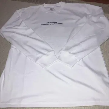 새상품급 뉴에라 긴팔 셔츠 블랙 LARGE