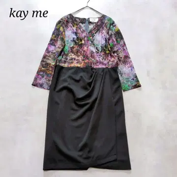 컨디션 최상 kay me 스트레치 쉬폰 비대칭 원피스 13호