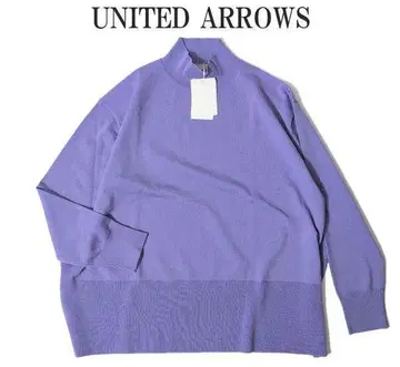 유나이티드 애로우즈 UNITED ARROWS 라일락 니트 텐트