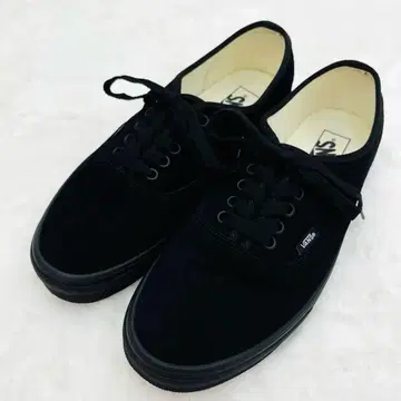 VANS 오센틱 스웨이드 스니커즈 [28] 블랙