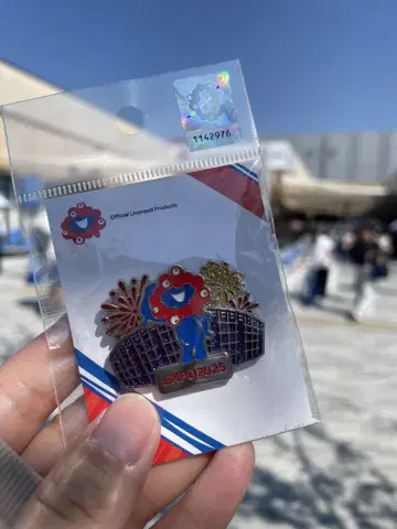 만박 EXPO2025 미야쿠미야쿠 핀 배지 대지붕 반지 불꽃놀이 반짝반짝