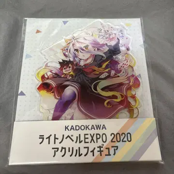 라이트 노벨 EXPO 2020 노 게임 노 라이프 아크릴 스탠드 화이트