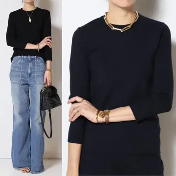 Deuxieme Classe WONDER RIB 크루넥 풀오버