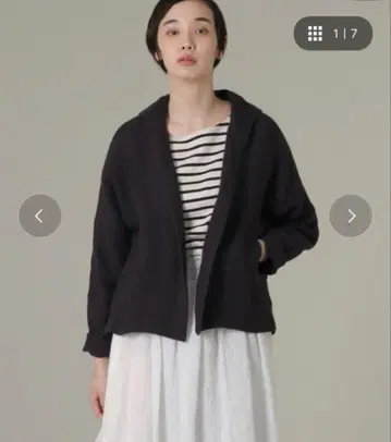 LOISIR 돌먼 슬리브 겉옷 자켓 린넨